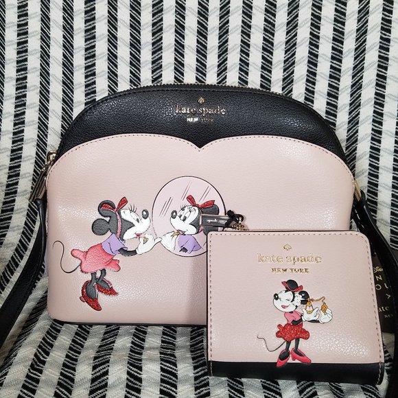 Kate Spade Dome Crossbody Minnie Mouse Wallet